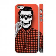 Swag кейс для iPhone 5, череп ботан Swag кейс для iPhone 5, череп ботан