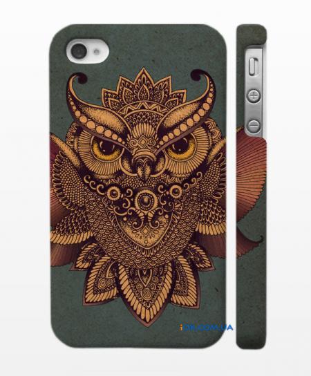 Swag чехол на iPhone 4/4S, Крутая сова Swag чехол на iPhone 4/4S, Крутая сова
