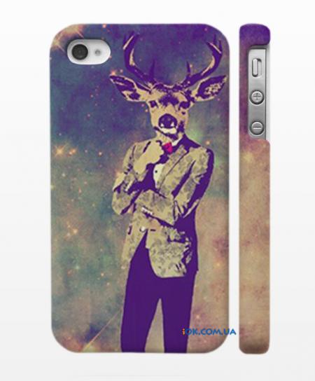 Авторский диайн Фаб Кираоло, чехол для iPhone 4/4S, олень