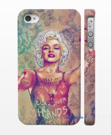 Чехол для iPhone 4/4S c диайнjv Фаб Кираоло, прекрасная Монро