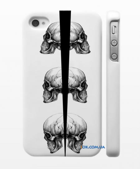 Накладка Swag для Айфон 4/4S, Черепа, профиль