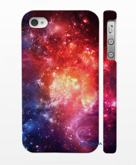 Дизайнерский чехол для iPhone 4/4S, картина космоса Дизайнерский чехол для iPhone 4/4S, картина космоса