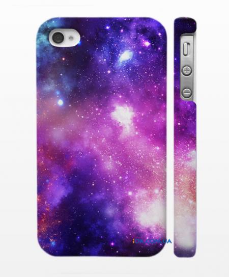 Яркий кейс для iPhone 4/4S, космический пейзаж Яркий кейс для iPhone 4/4S, космический пейзаж