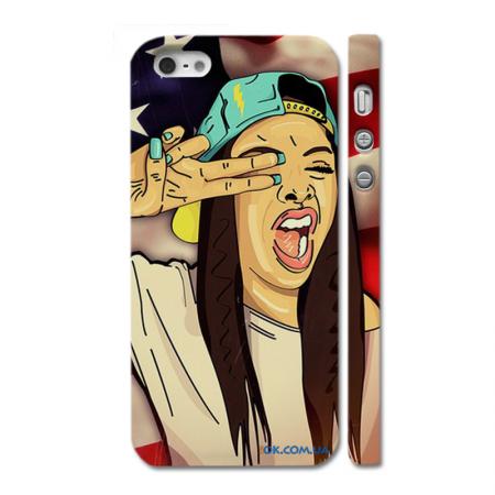Стильный чехол на iPhone 5, девушка Swag Стильный чехол на iPhone 5, девушка Swag