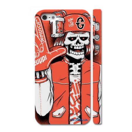 Swag чехол для iPhone 5, череп стиляга