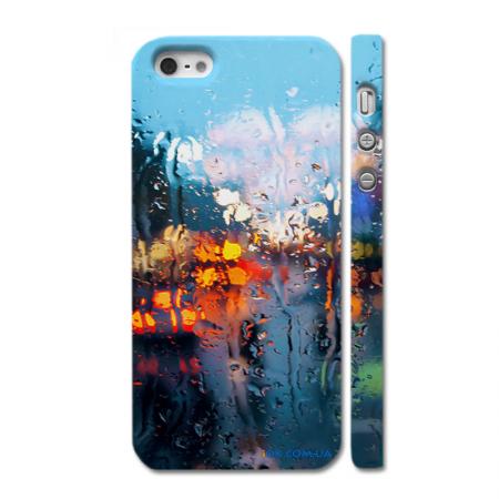 Авторский кейс для iPhone 5, дождь на стекле Авторский кейс для iPhone 5, дождь на стекле