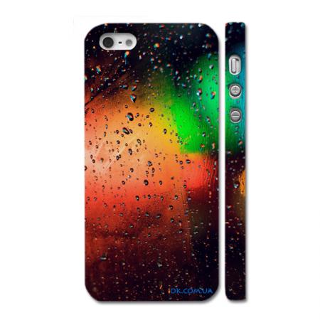 Авторский чехол для iPhone 5, цветные капли