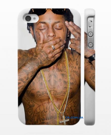 Дизайнерский Swag кейс для iPhone 4, 4S парень в тату
