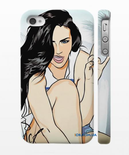 Накладка на смартфон iPhone 4, 4S swag girl
