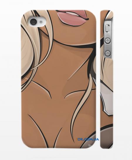 Купить чехол на смартфон iPhone 4, 4S нежный силуэт