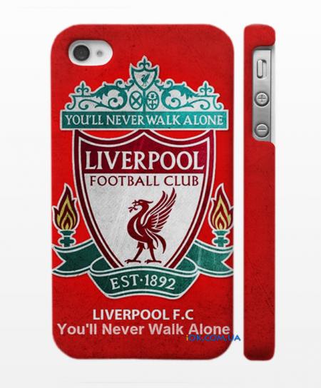 Купить чехол c логотипом "Liverpool" на Айфон 4, 4с 