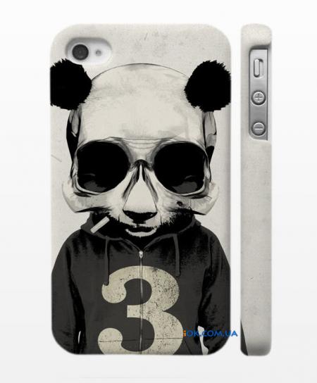 Кейс пластиковый для iPhone 4,4S - Человек Панда Кейс пластиковый для iPhone 4,4S - Человек Панда