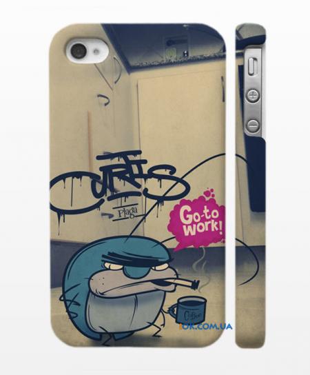 Кейс пластиковый для iPhone 4,4S - Curtis
