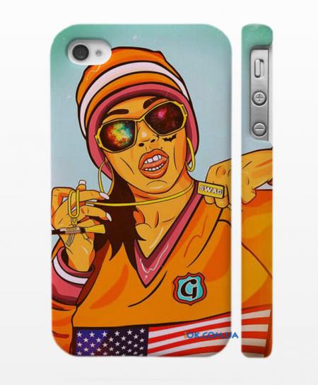Дизайн Gruf кейс на iPhone 4,4S - девушка Swag Дизайн Gruf кейс на iPhone 4,4S - девушка Swag