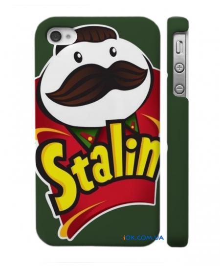 Авторский чехол на iPhone 4, 4S Сталин