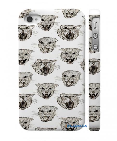 Печать на чехле для iPhone 4, 4S Тигрята Печать на чехле для iPhone 4, 4S Тигрята