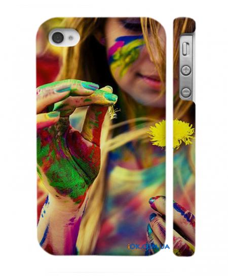 Печать на чехле для iPhone 4, 4S Художница