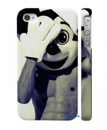 Печать на накладке для iPhone 4, 4S Маска Микки