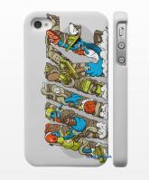 Печать на чехле iPhone 4/4S - дизайн прикольный Nike Печать на чехле iPhone 4/4S - дизайн прикольный Nike