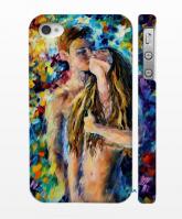Красочный чехол для iPhone 4/4S "Влюбленная пара" Леонида Ефремова Красочный чехол для iPhone 4/4S "Влюбленная пара" Леонида Ефремова