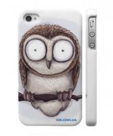 Прикольный чехол Swag для iPhone 4/4S, смешная сова Прикольный чехол Swag для iPhone 4/4S, смешная сова