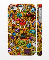 Оригинальный кейс для iPhone 4,4S - Желтый клип-арт