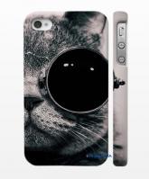 Чехол для iPhone 4,4S - Swag Cat